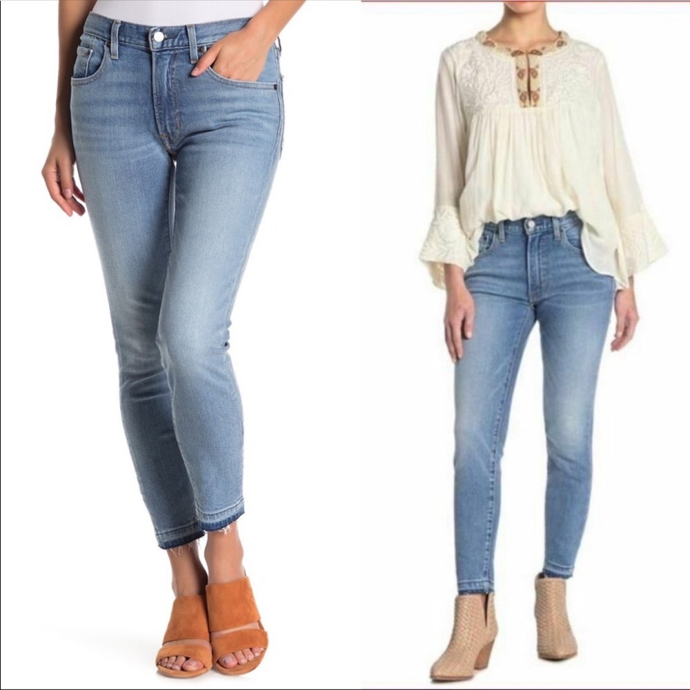 Frye Sienna Cropped Released Hem Jeans sz 27